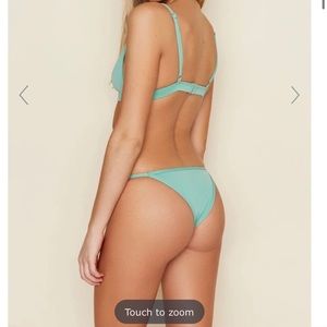 Sea Green Cheeky Swim Bottoms